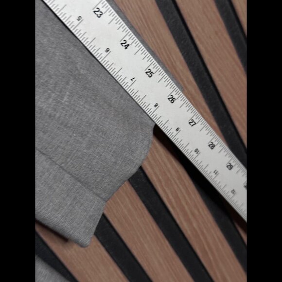 Banana Republic Blazer 44 Long Mens Gray Heather Tailored Slim Fit 2 Button Coat - Picture 7 of 11